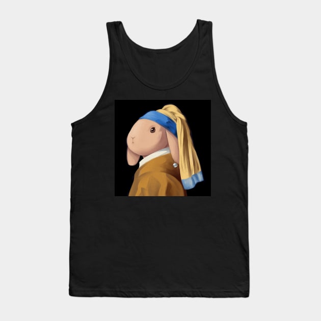 bun with the pearl earring Tank Top by lalalychee